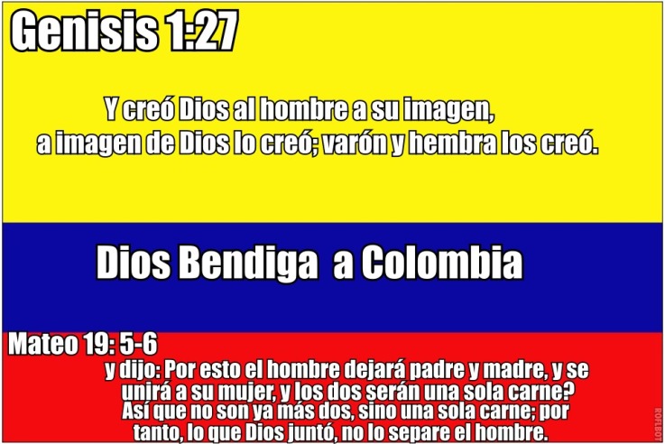 Dios bendiga a Colombia