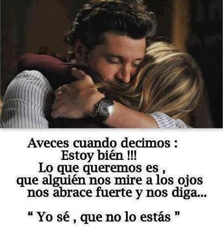 Estar ahí cuando alguien no está bien
