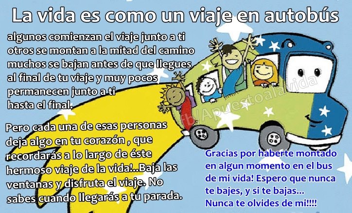 La vida es como un viaje