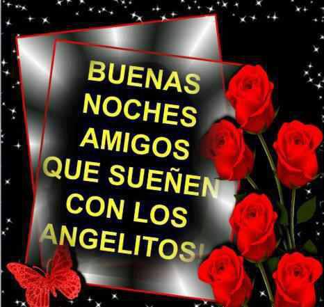 Buenas Noches amigos que sueñen con los angelitos. Y despierten descansados y felices.