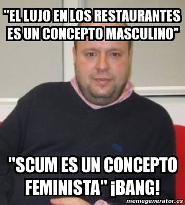 El Lujo en los Restaurantes es un concepto masculino.