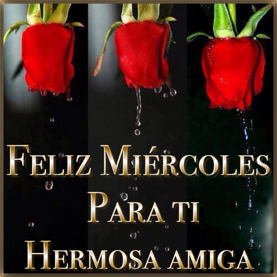 Feliz Miércoles, para tí, Hermosa Amiga