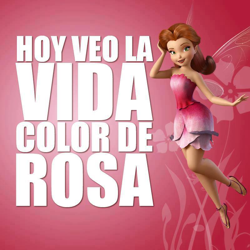 Hoy veo la vida color de rosa