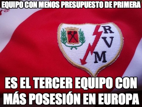 Equipo con menos presupuesto de Primera. Es el tercer equipo con más posesión en Europa.