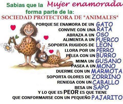 Sabías que la mujer enamorada…