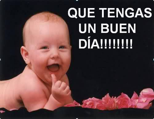 Qué tengas un buen día.
