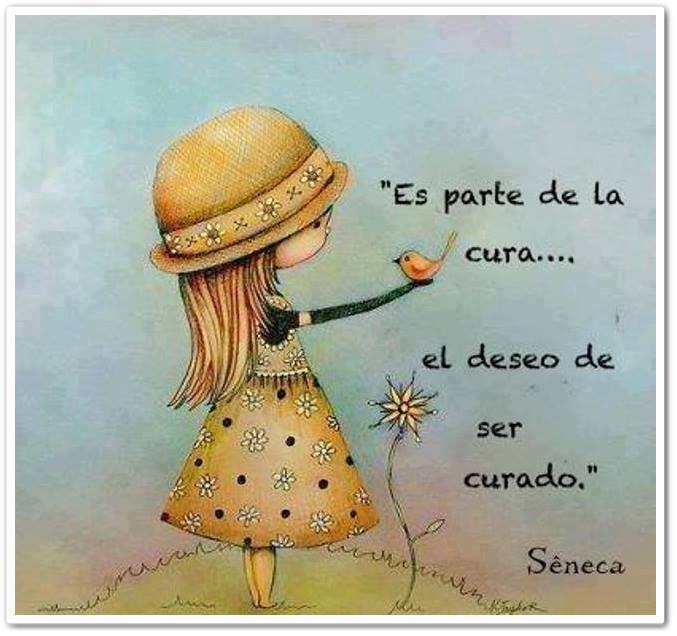 Es parte de la cura...el deseo de ser curado.