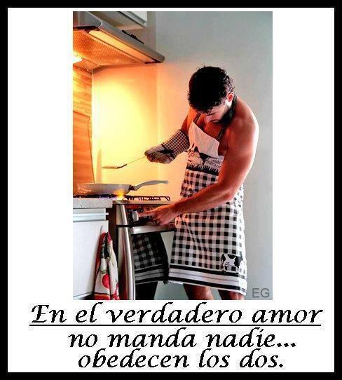 En el verdadero Amor, no manda nadie...obedecen los dos.