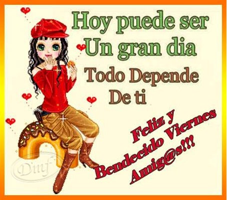 Feliz y Bendecido Viernes