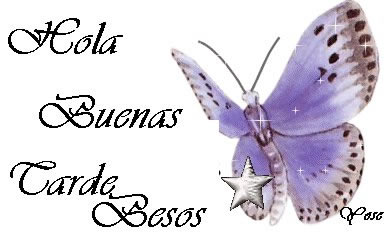 Hola. Buenas Tardes. Besos