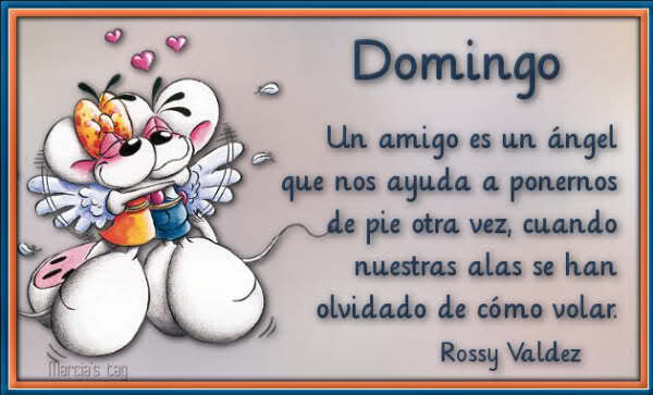 Feliz Domingo.