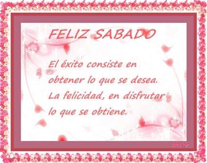 Feliz Sábado