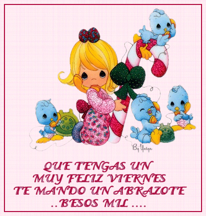 Que tengas un muy feliz Viernes. Te mando un abrazote...Besos mil...