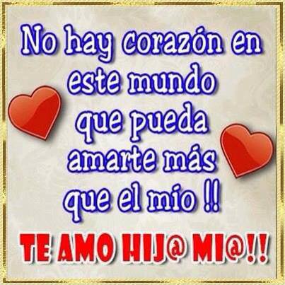 Te Amo Hij@ Mi@