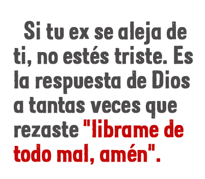 Si tu ex se aleja de ti