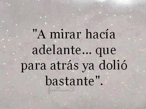 Mirar hacia adelante