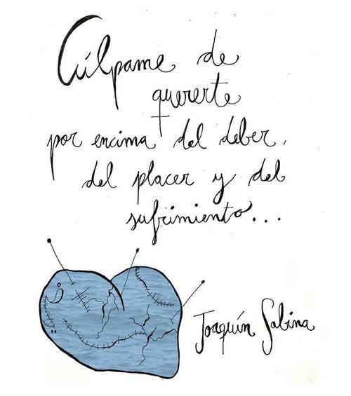 Cúlpame de quererte…