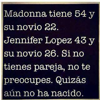 Si no tienes pareja, no te preocupes