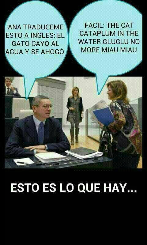 Ana Botella y el idioma inglés