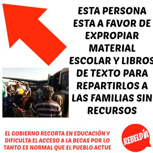 Expropiación de Libros de Texto y Material Escolar