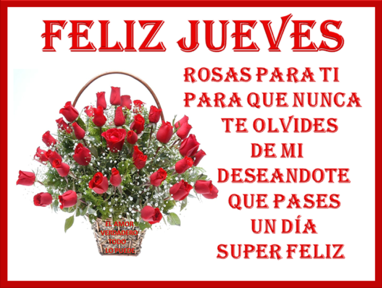 Feliz Jueves