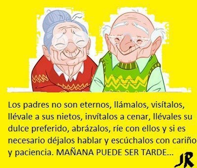 Los padres no son eternos