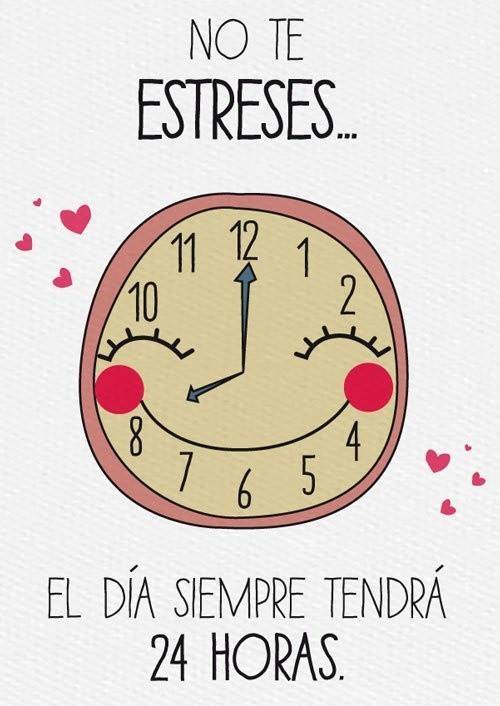 No te estreses..