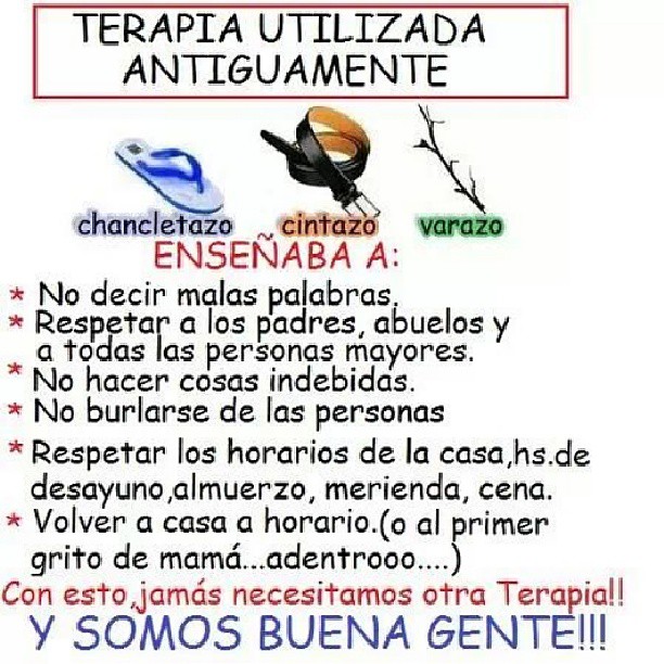 Terapia Utilizada Antiguamente