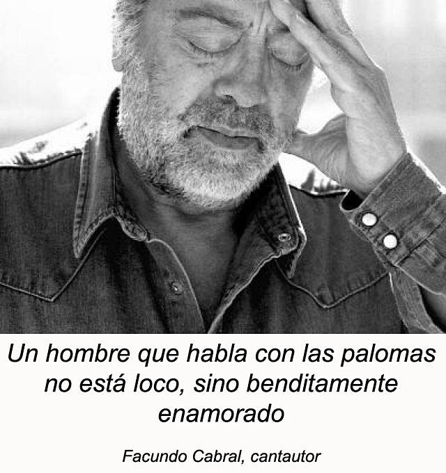 Facundo Cabral-El hombre que habla con las palomas