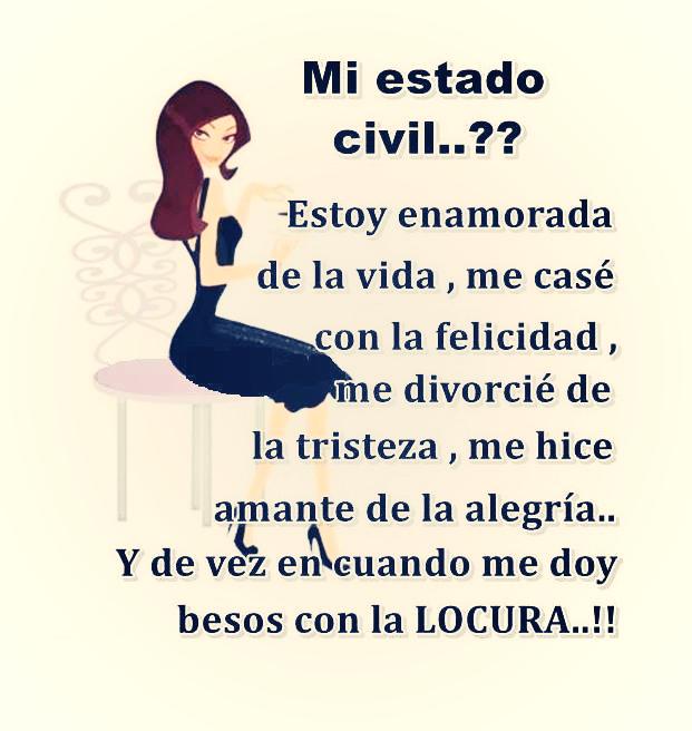 Mi estado civil…?