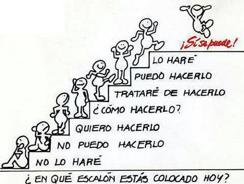 ¿En que escalón estás colocado hoy?