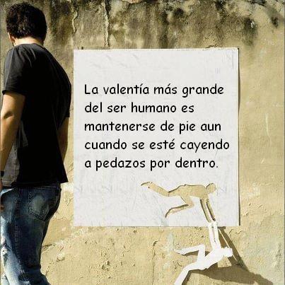 Valentía del ser humano