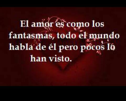 El Amor es como los fantasmas
