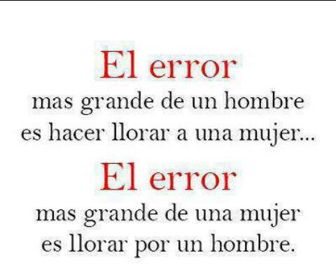 El error