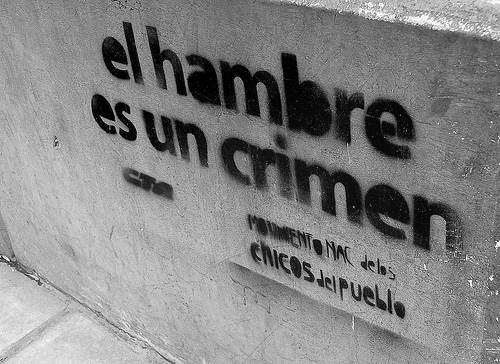 El hambre es un crimen