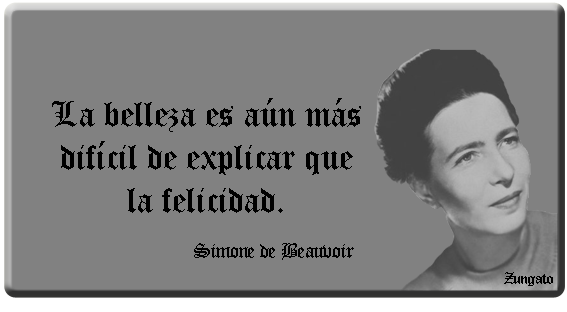 Simone de Beauvoir – La Belleza