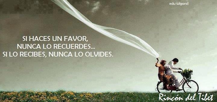 Si haces un favor…