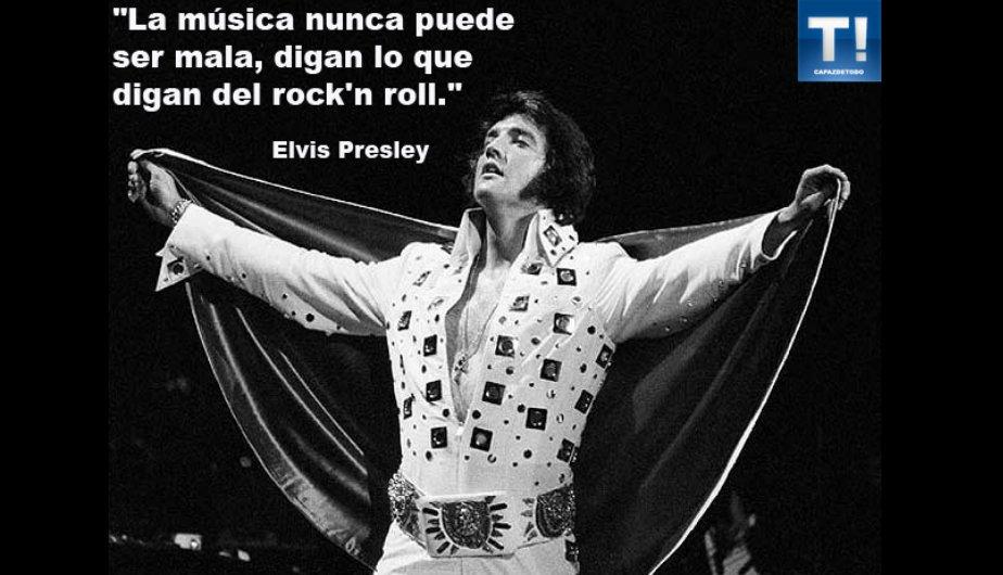La música nunca puede ser mala, digan lo que digan del rock`n roll. Elvis Presley