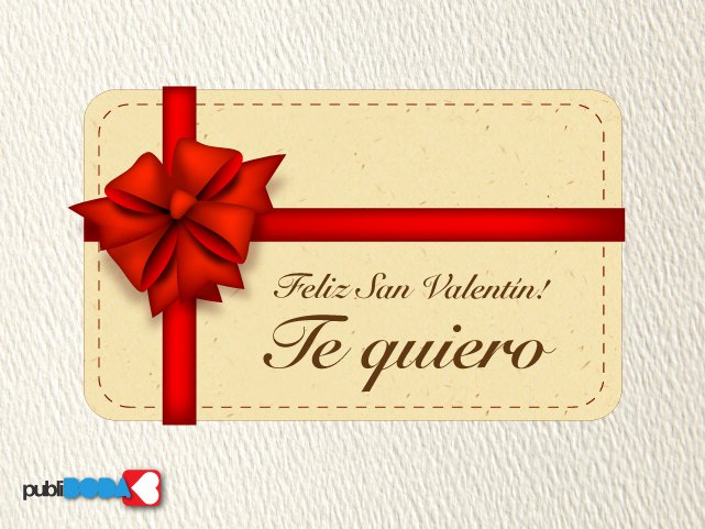 Feliz San Valentín! Te Quiero. Hagamos un trato; yo hoy no te voy a decir q te quiero, porque sonaría falso.. te lo voy a demostrar con hechos el resto de mi vida. Te parece?