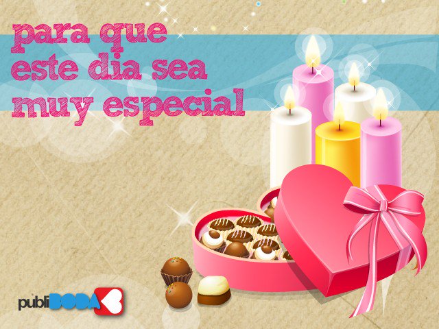 Para que este día sea muy especial. Feliz Día de los Enamorados