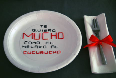 Te quiero mucho, como el helado al cucurucho