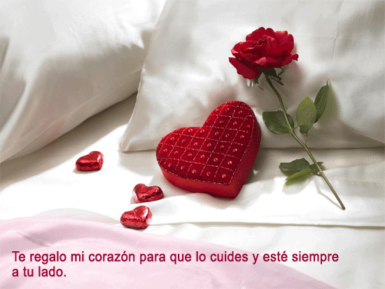 Día de San Valentín. Te regalo mi corazón