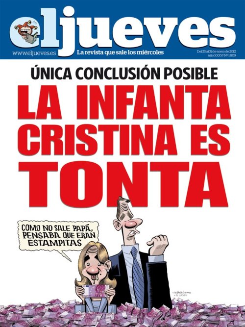 Una conclusión posible. La Infanta Cristina es Tonta.