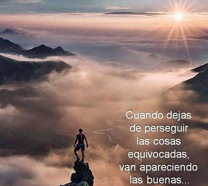 Cuando dejes de perseguir las cosas…