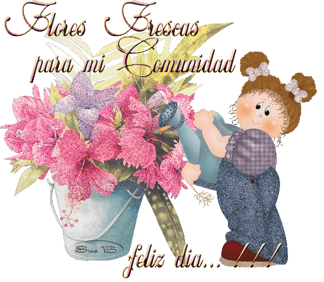 Flores Frescas para mi Comunidad. Feliz Día