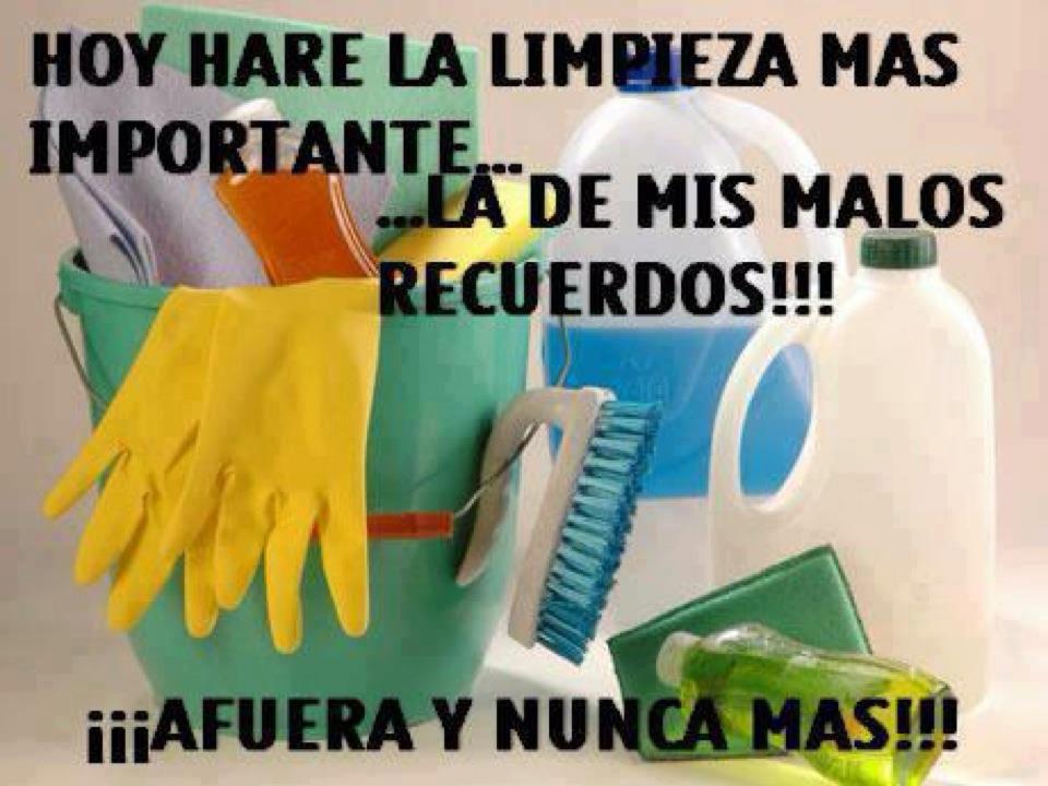 Hoy haré la limpieza más importante…