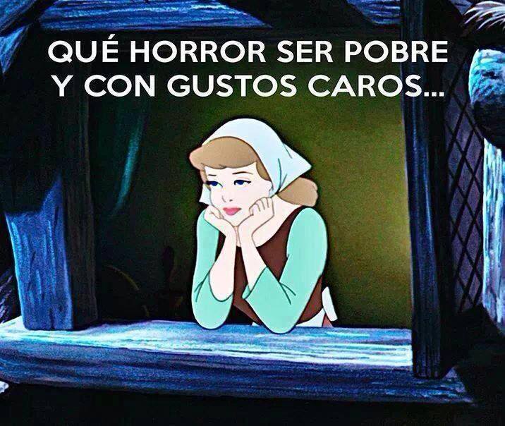 Qué horror ser pobre…