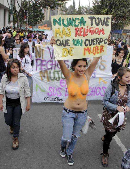 Nunca tuve más religión que un cuerpo de mujer.