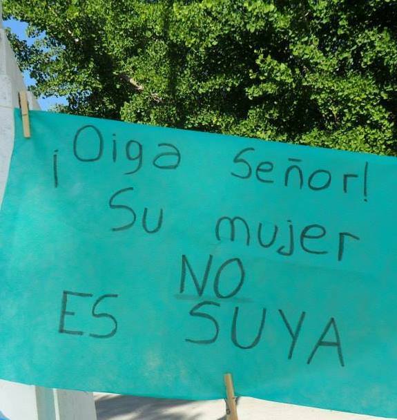 ¡Oiga Señor! Su mujer no es suya