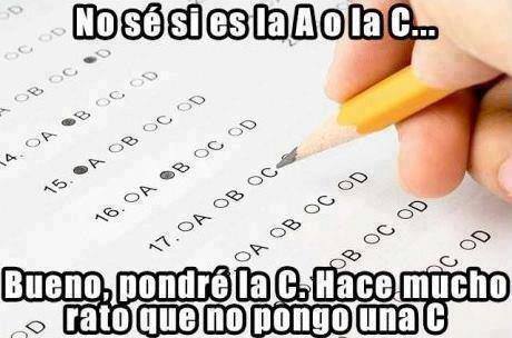 No sé si es la A o la C…